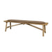 Teak Frame / Umber Brown Cushion