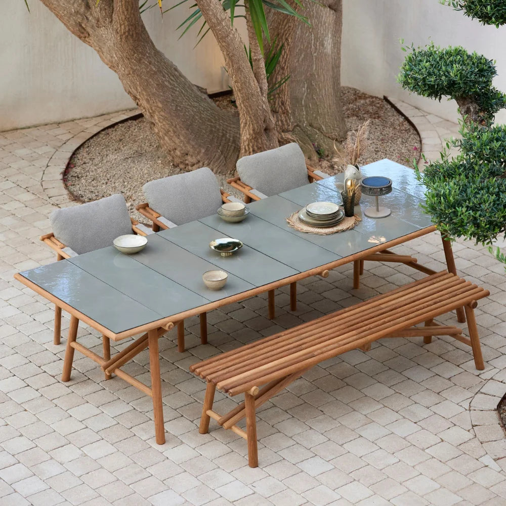 Sticks Outdoor Rectangular Dining Table 110"