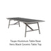 Taupe Aluminum Frame / Ceramic Nero Black Top