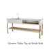 Ceramic Table Top w/ Small Sink
