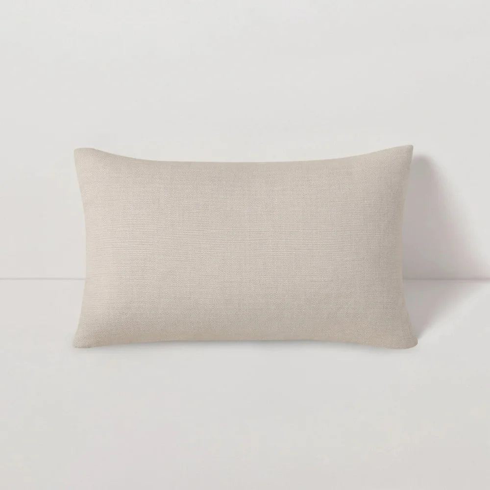 Stirling Linen Outdoor Rectangular Lumbar Pillow