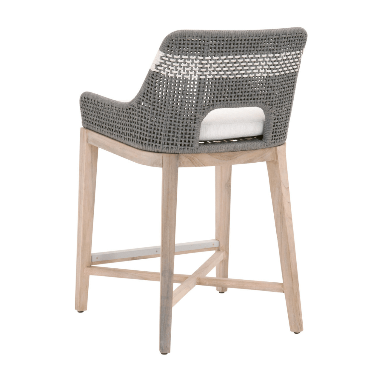 Woven Tapestry Outdoor Counter Stool
