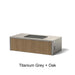 Alloy Finish: Titanium Grey + Oak