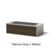 Alloy Finish: Titanium Grey + Walnut