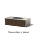Alloy Finish: Titanium Grey + Walnut