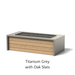 Alloy Finish: Titanium Grey + Oak