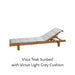 Teak Frame with Virtue Light Grey Cushion
