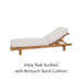 Teak Frame with AirTouch Sand Cushion