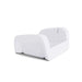 White Chaise Armrest Console