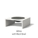 Architectural Finish: White - Black Bowl