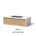 Architectural Finish: White + Oak