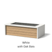 Architectural Finish: White + Oak