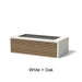 Architectural Finish: White + Oak
