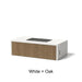 Architectural Finish: White + Oak