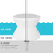 Resin Color: White with hole