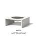 Architectural Finish: White - White Bowl
