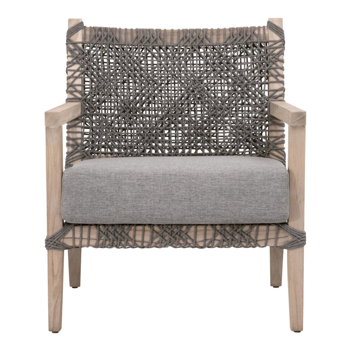 Woven Costa Outdoor Club Chair Front