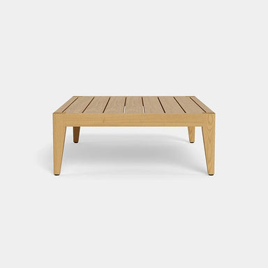 rectangular teak outdoor side table for patio