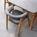 Boxhill's Aspect Dining Table Fossil Black lifestyle image close up view