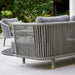 Boxhill's Moments 3-Seater Sofa lifestyle image back side view at patio