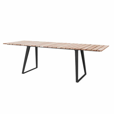Boxhill's Copenhagen Coastal Dining Table with extensions in white background