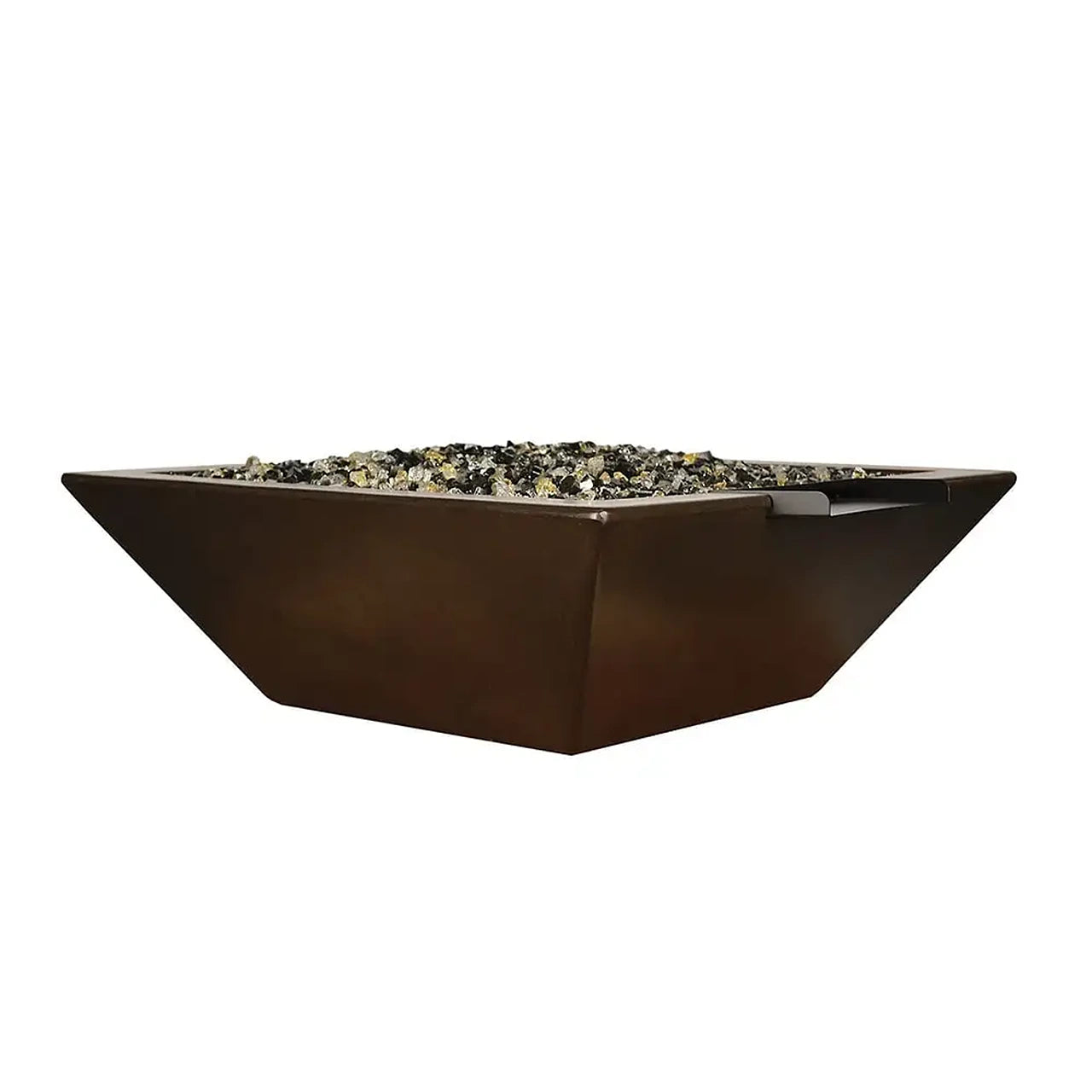 Geo Square Fire Water Bowl