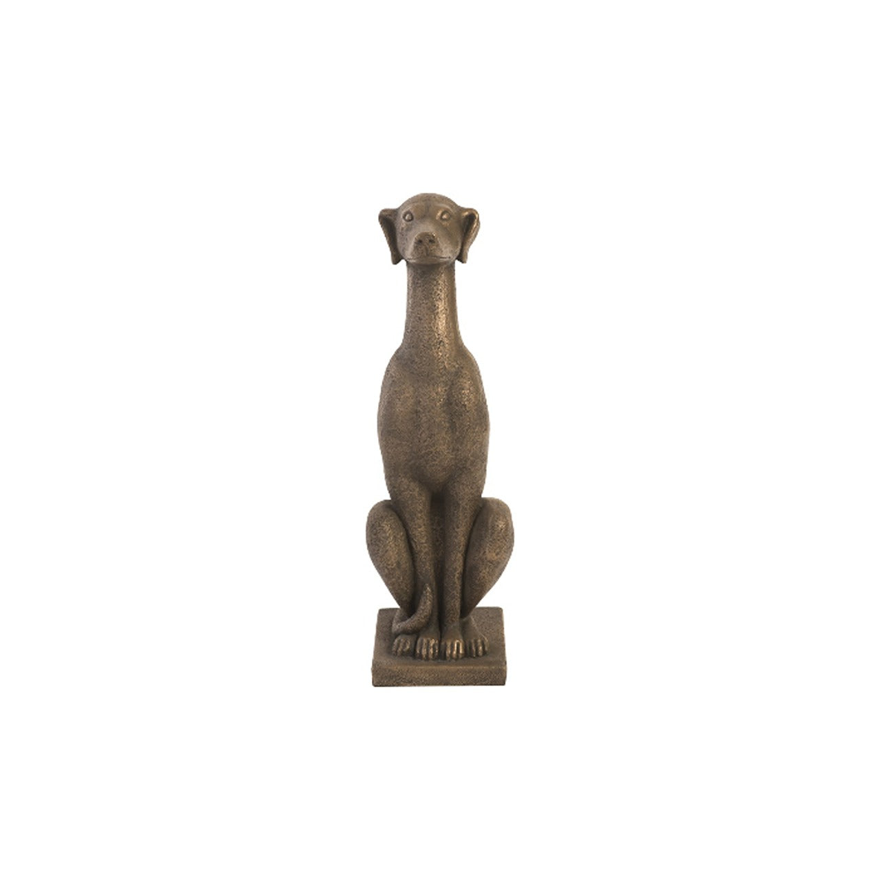 Greyhound Resin, Bronze Finish Sculpture