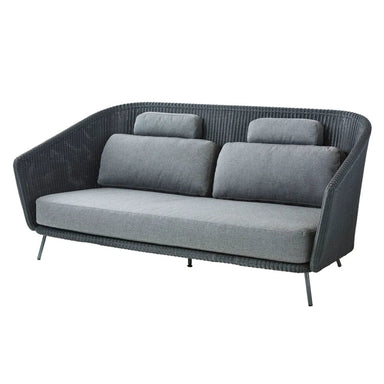 Boxhill's Mega Modern Outdoor 2-Seater Sofa front side view in white background