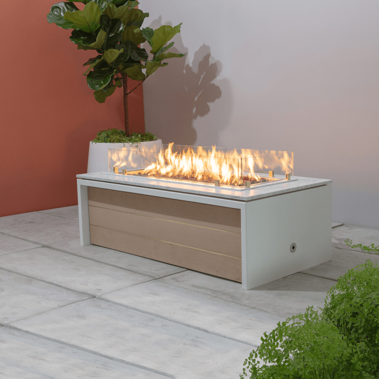 Panel Fire Pit Table