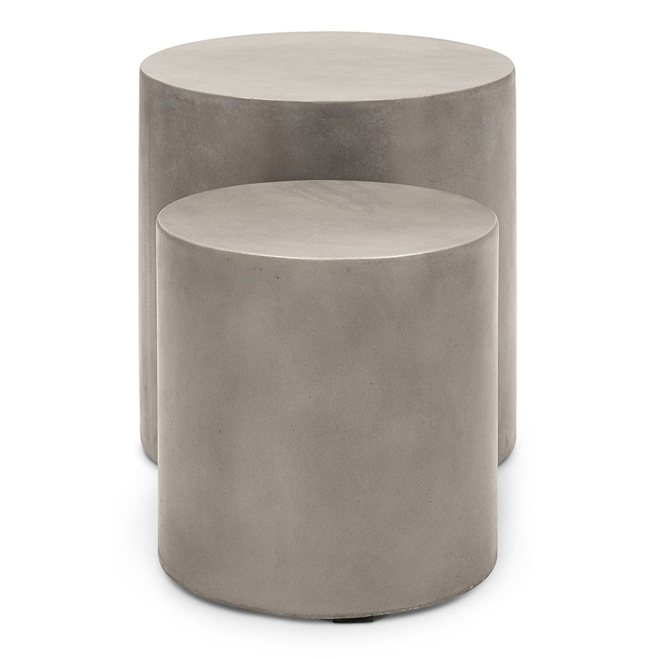 Una Pedestal Side Table (Set of 2)