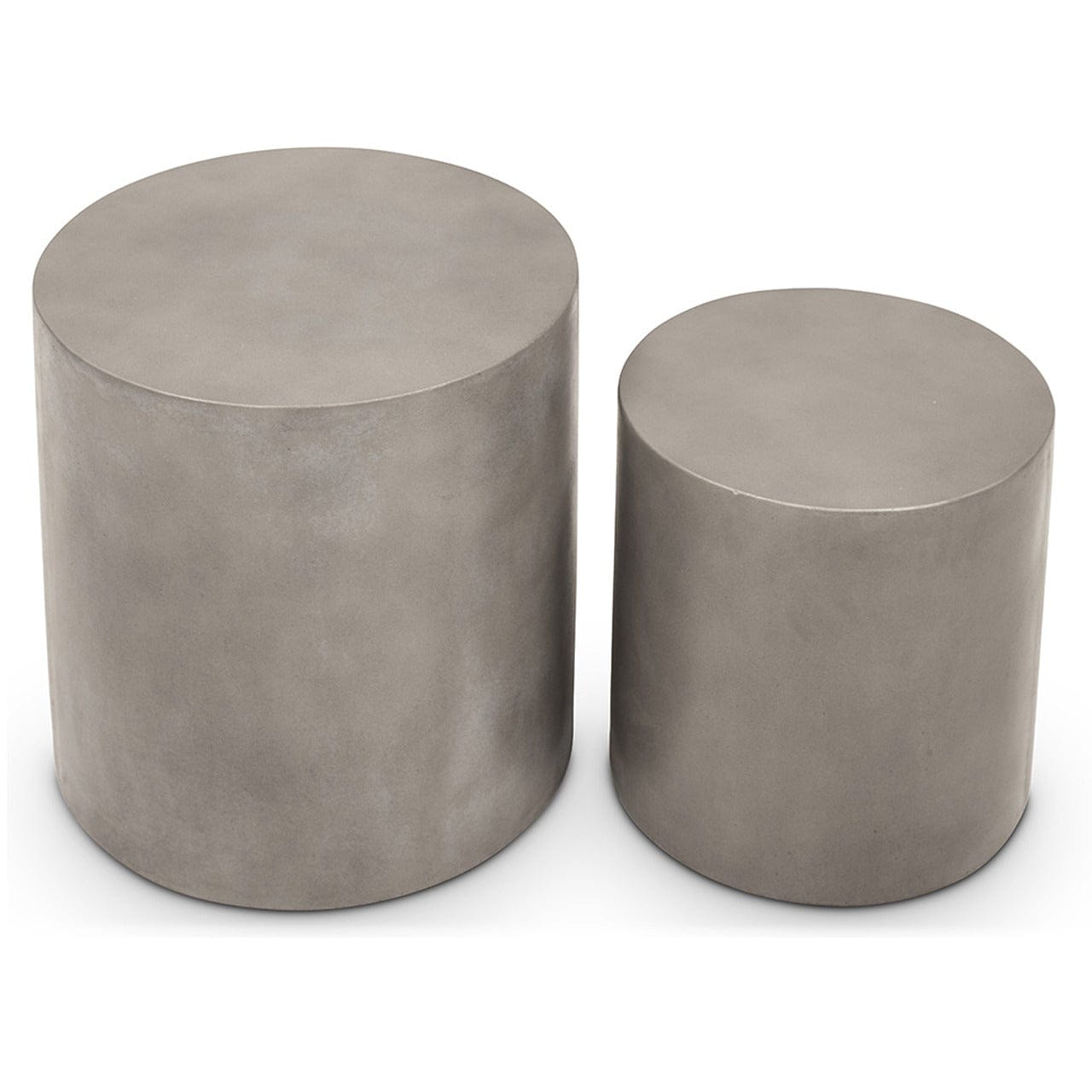 Una Pedestal Side Table (Set of 2)