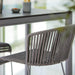 Boxhill's Moment Outdoor Bar Chair lifestyle image close up view