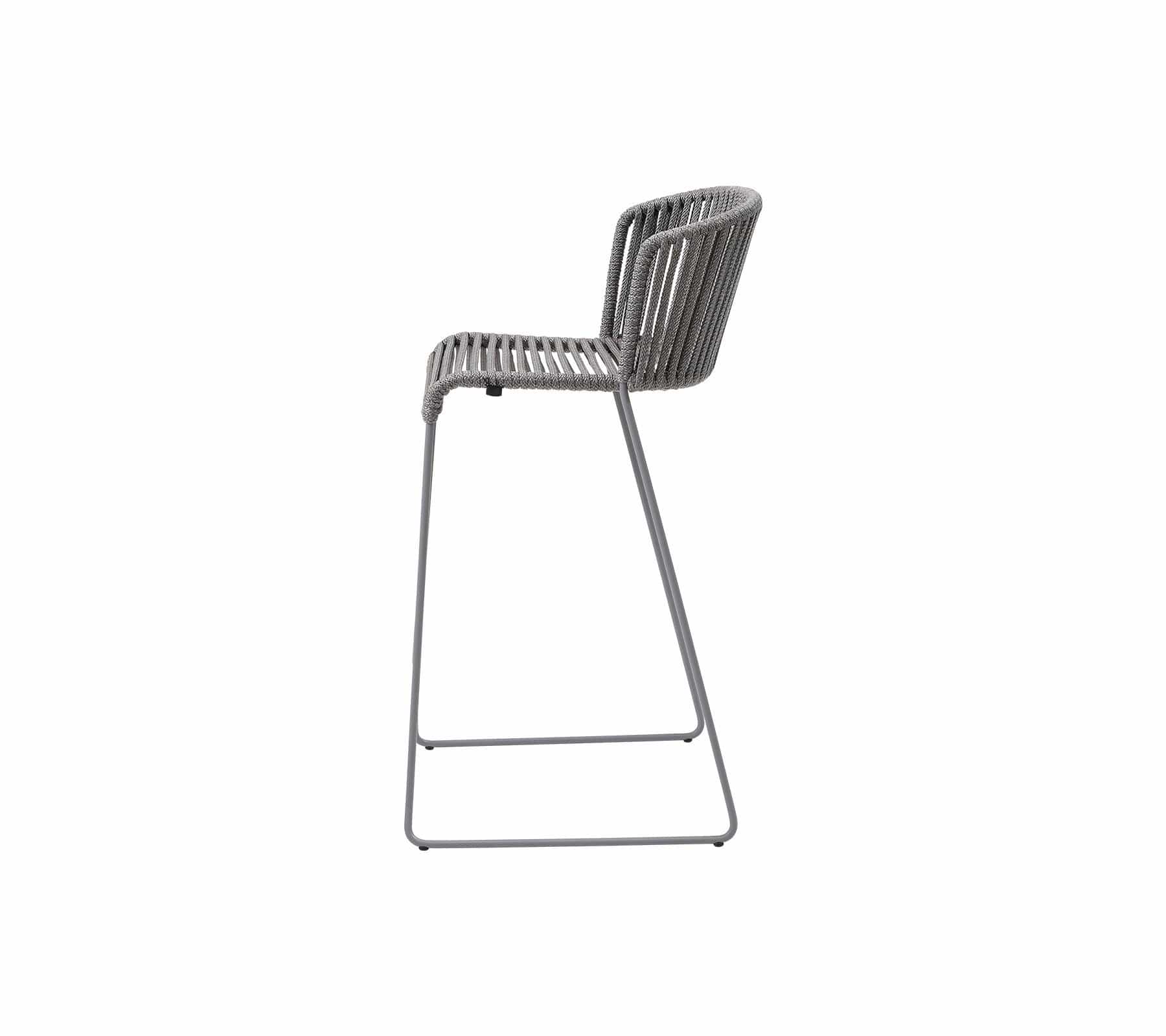 Boxhill's Moment Outdoor Bar Chair side view in white background