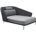 Boxhill's Mega Modern Outdoor Left Module Daybed front side view in white background