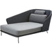 Boxhill's Mega Modern Outdoor Right Module Daybed front side view in white background