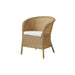 Boxhill's Derby Outdoor Dining Armchair with white seat cushion
