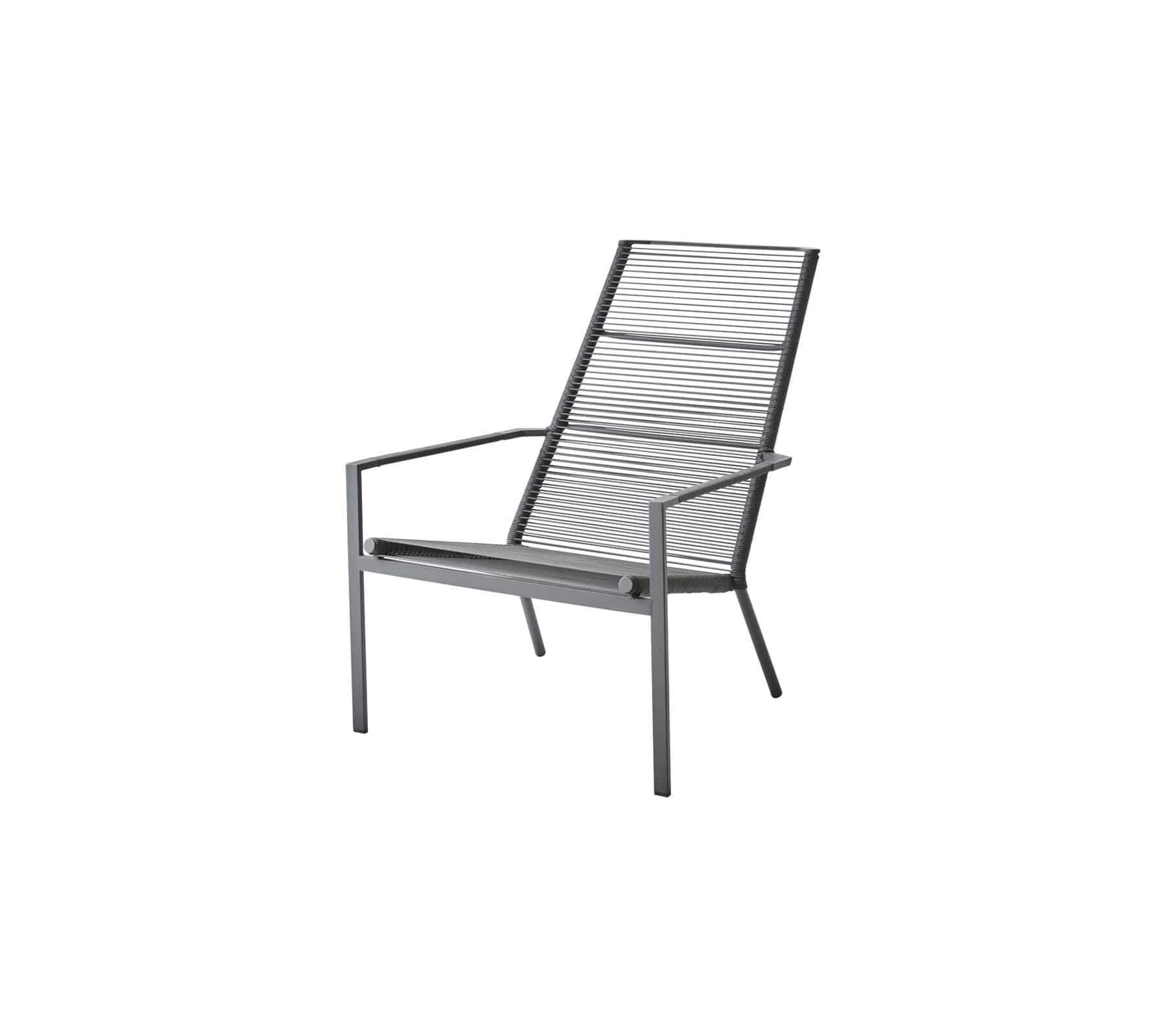 Boxhill's Edge Stackable Pool Side Highback Chair in white background