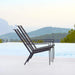 Boxhill's Edge Stackable Pool Side Highback Chair lifestyle image piled up beside the pool