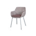 Boxhill's Vibe light grey / maroon outdoor armchair with maroon cushion on white background