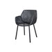  Boxhill's Vibe black outdoor armchair without cushion on white background