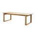Boxhill's Endless Outdoor Rectangular Dining Table Small, front side view in white background