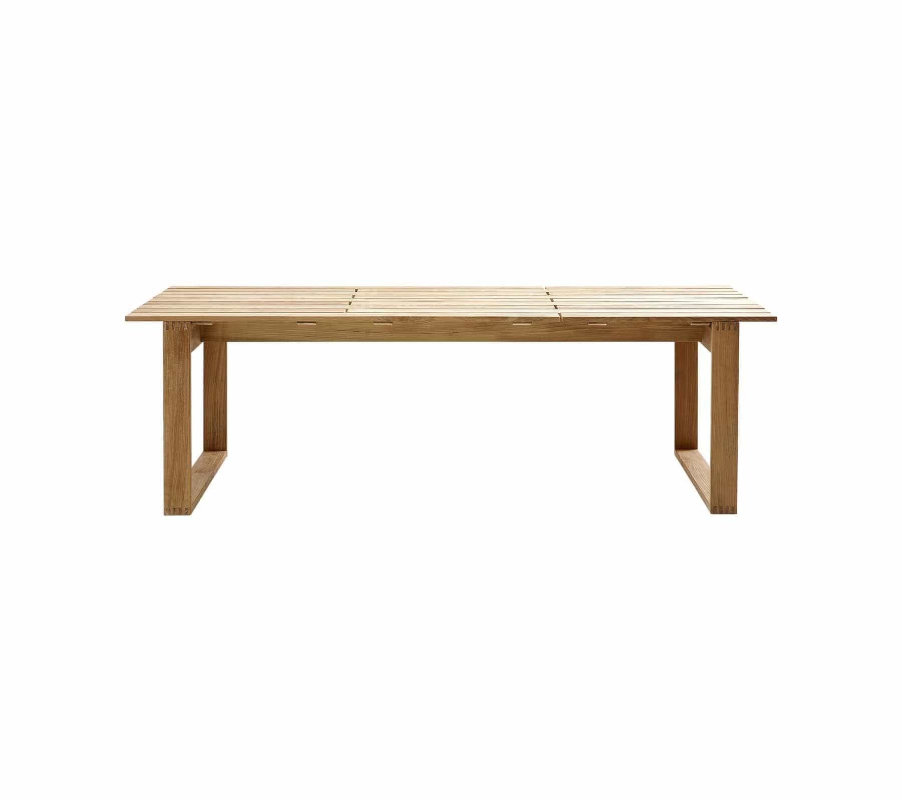 Boxhill's Endless Outdoor Rectangular Dining Table Small, center view in white background