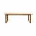Boxhill's Endless Outdoor Rectangular Dining Table Small, center view in white background