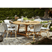 George Outdoor Teak Round Dining Table