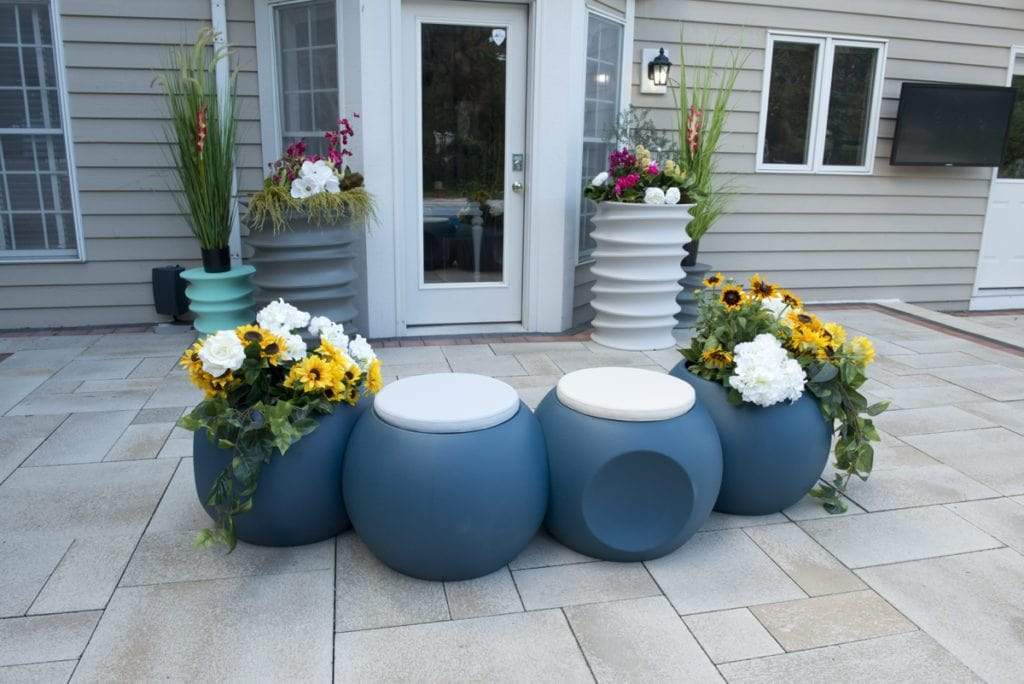 Dimple Planter || Antique White