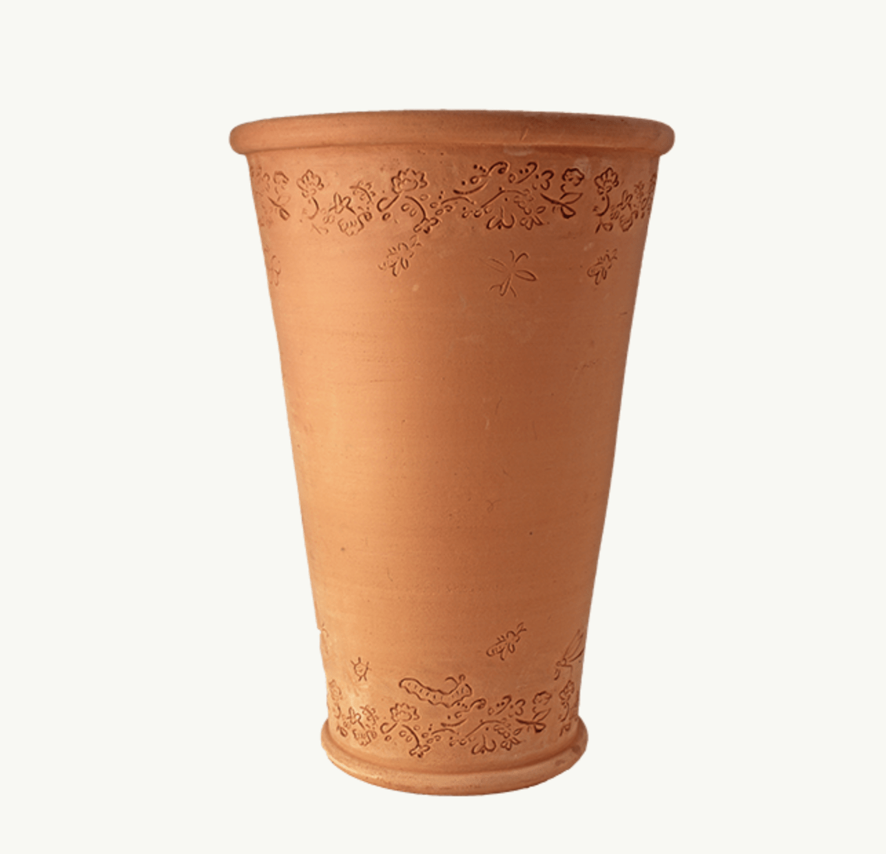 hand thrown terracotta plant pots Critter Pot by Abbie Zabar | Handmade Terra Cotta