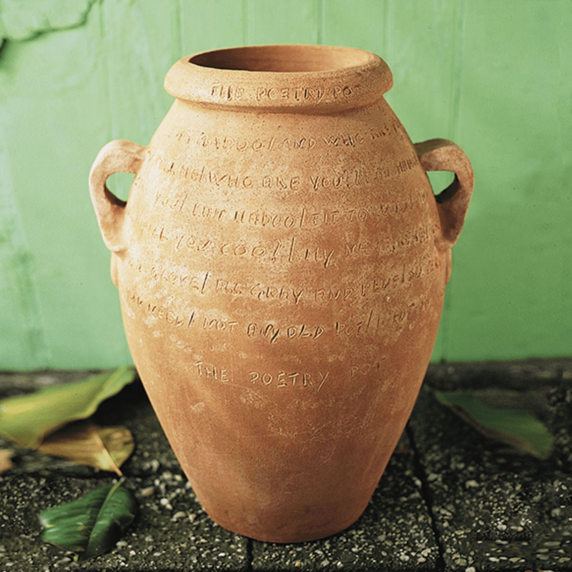 Boxhill's Italian Terracotta Poetry Planter unplanted