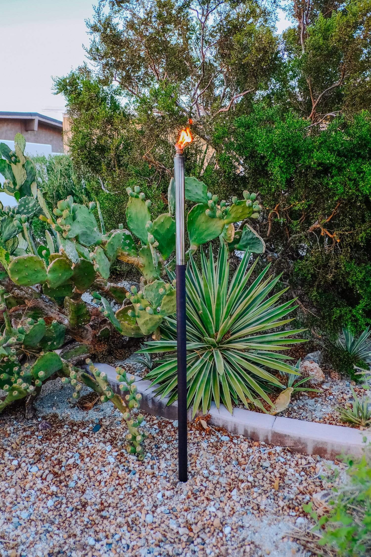 Stainless Steel Cone Garden Torch — Boxhill & Co., LLC