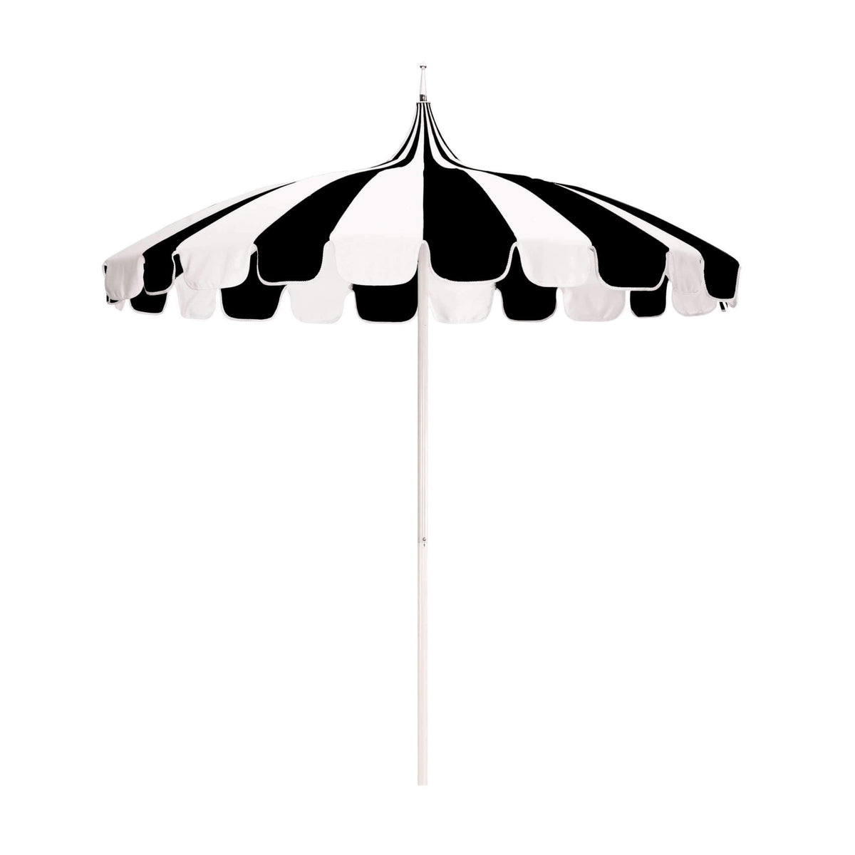 7 foot striped patio umbrella kohl's Boxhill Pagoda Striped Patio 8.5' Umbrella